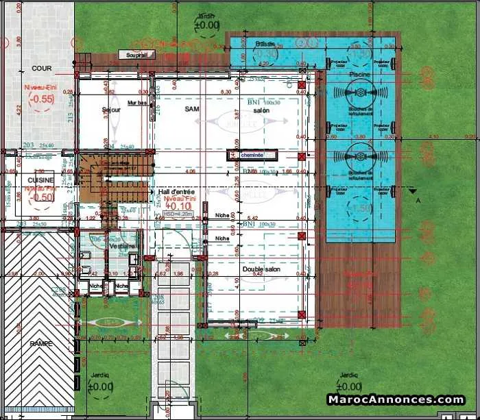 Villa neuve à vendre de 600 m² dar bouazza - الدار البيضاء (2)