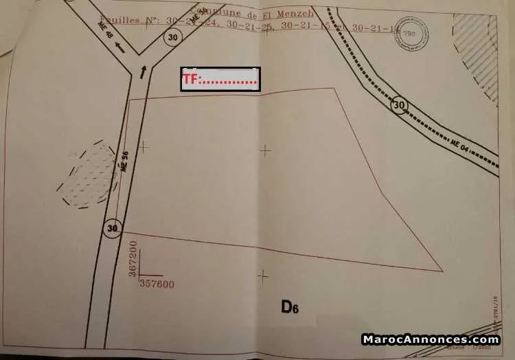Terrain zone villa - سلا
