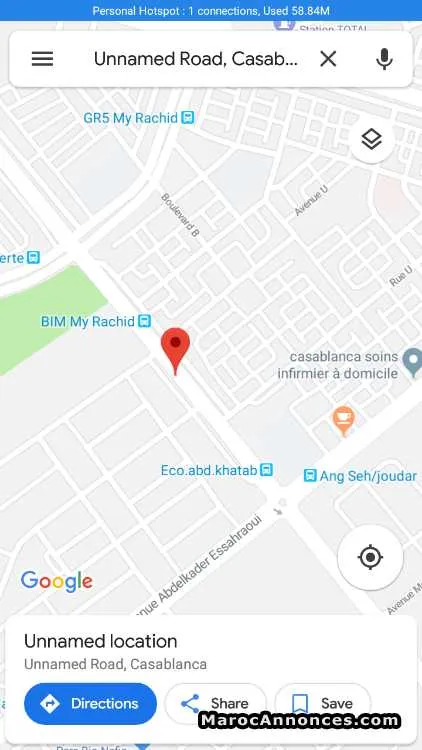 Terrain villa de 298 m2 hay moulay rachid - الدار البيضاء