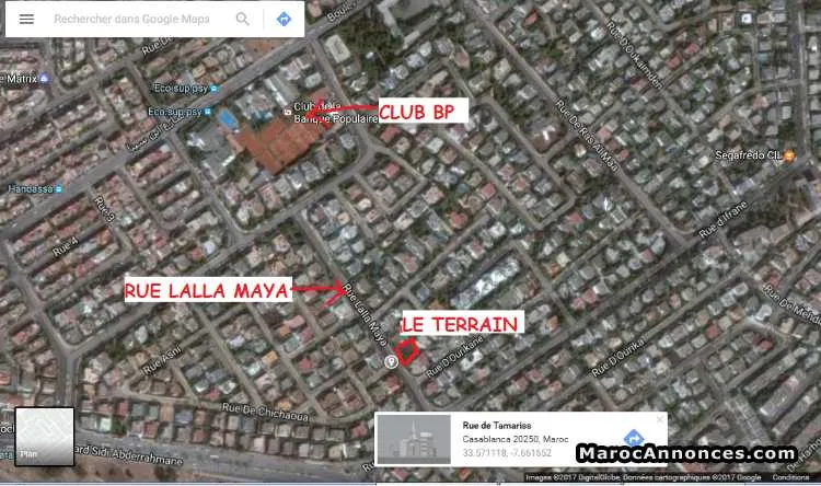 Terrain villa à c.i.l - الدار البيضاء (2)