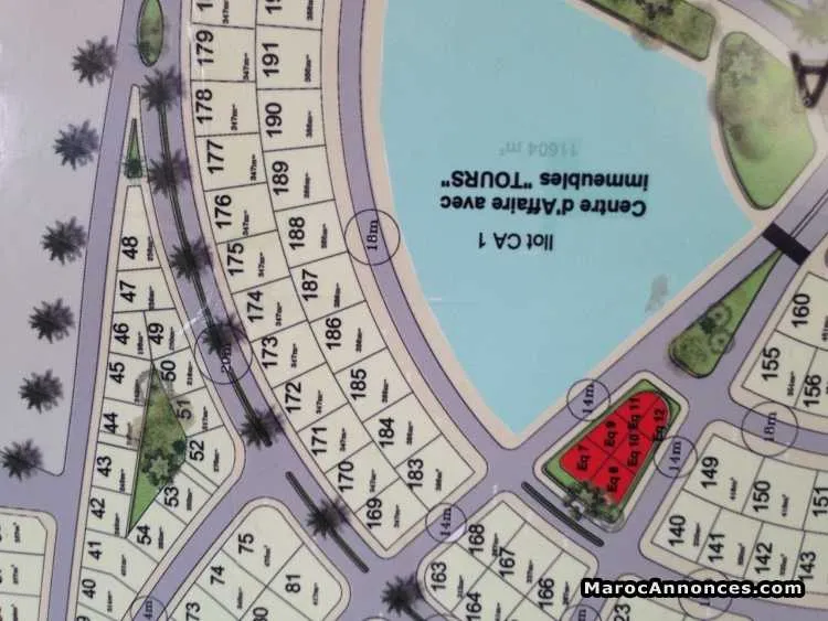 Terrain de 386m² - بني ملال