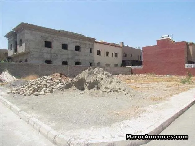 Vente terrain villa   2 facades  a targa - مراكش (2)