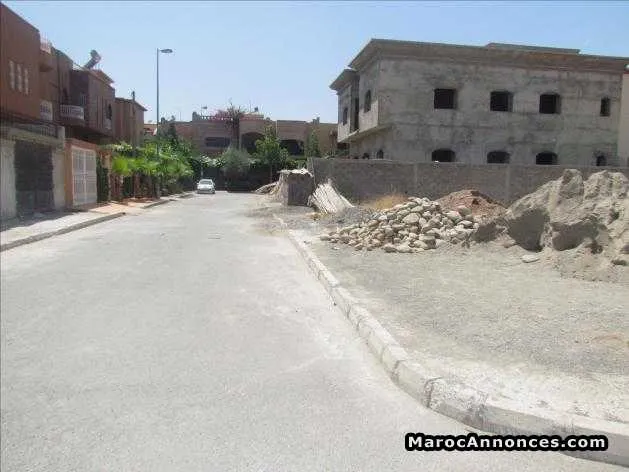 Vente terrain villa   2 facades  a targa - مراكش (3)