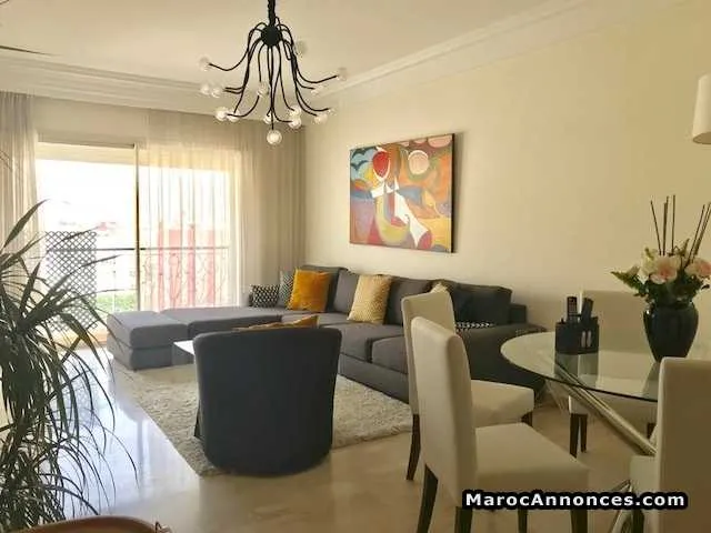 Appartement meublé de 107 m² - maarif ext - الدار البيضاء (2)