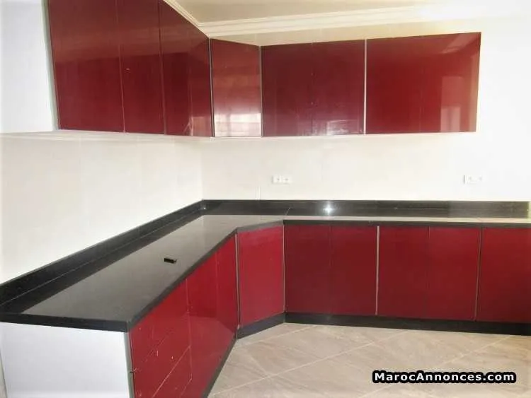Appartement vide 120m2 luxe à q.palmier ss vis àvis - الدار البيضاء (3)