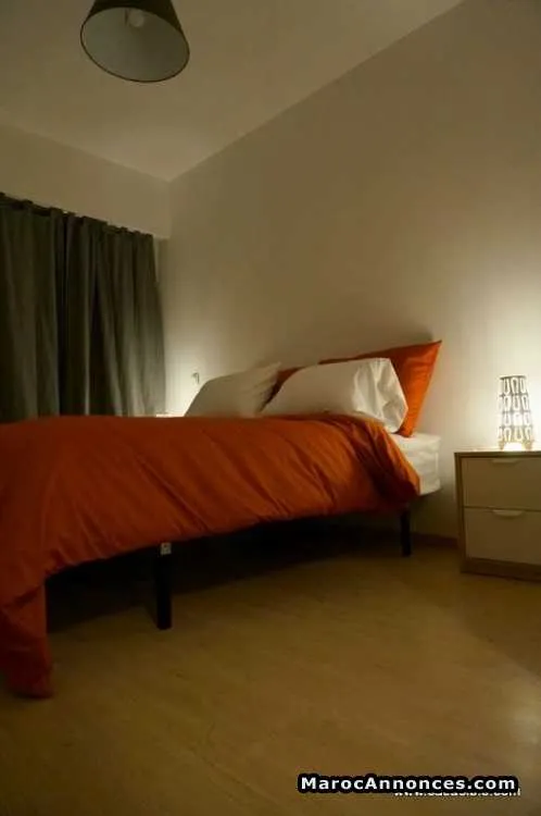 Location appartement meublé avec 2 chambres à maarif ext. - الدار البيضاء (3)