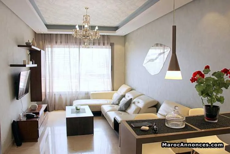 Location appartement meubé avec 1 chambre à maarif ext. - الدار البيضاء