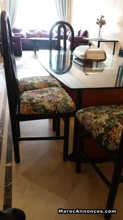 Appartement haut standing meublé 127m² à hassan - الرباط