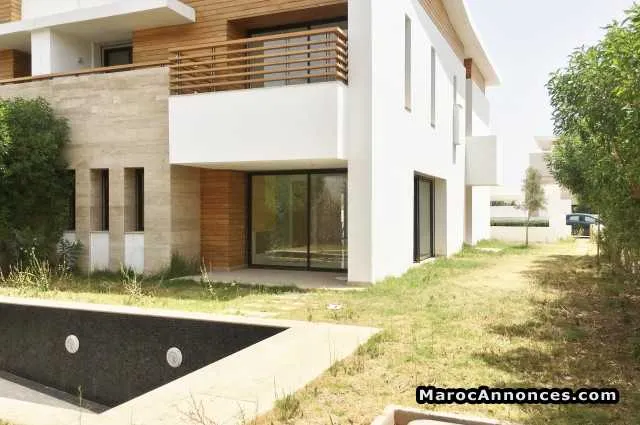 Villa a louer cgi ville verte bouskoura - الدار البيضاء