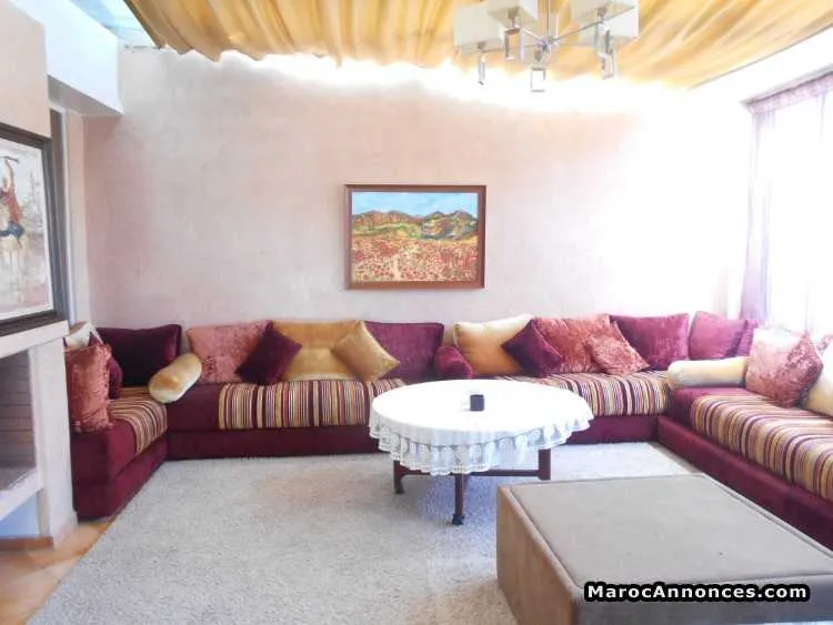 étage villa meublé en location à rabat agdal - الرباط (2)