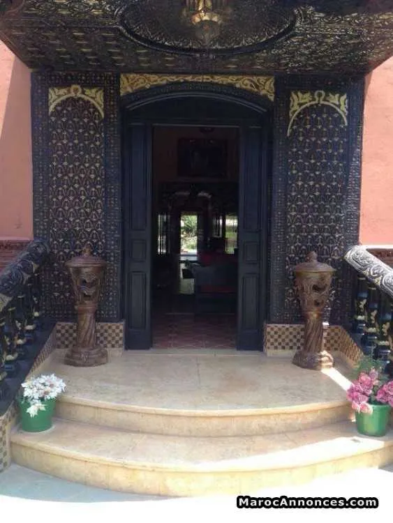 Location  villa  à route de l'ourika marrakech - مراكش