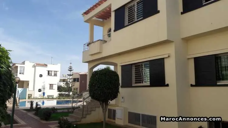 Loue villa dans résidence sécurisée avec piscine - الرباط (2)
