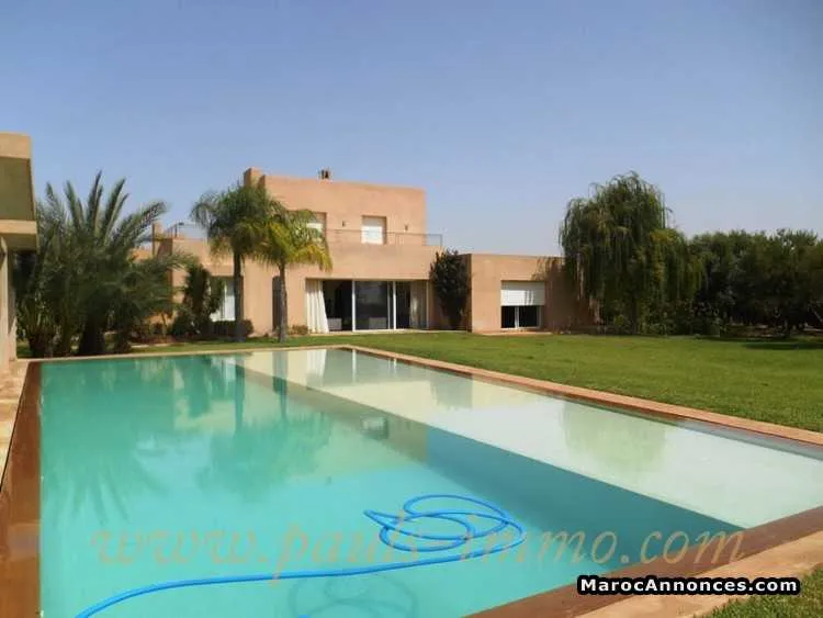 Villa meublé en location à marrakech - مراكش