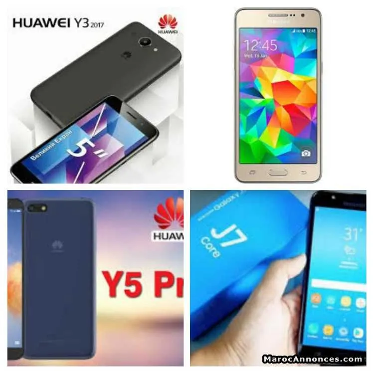 Samsung j7/grand prime pro/huawei y5 prime 20 / y3 - أكادير