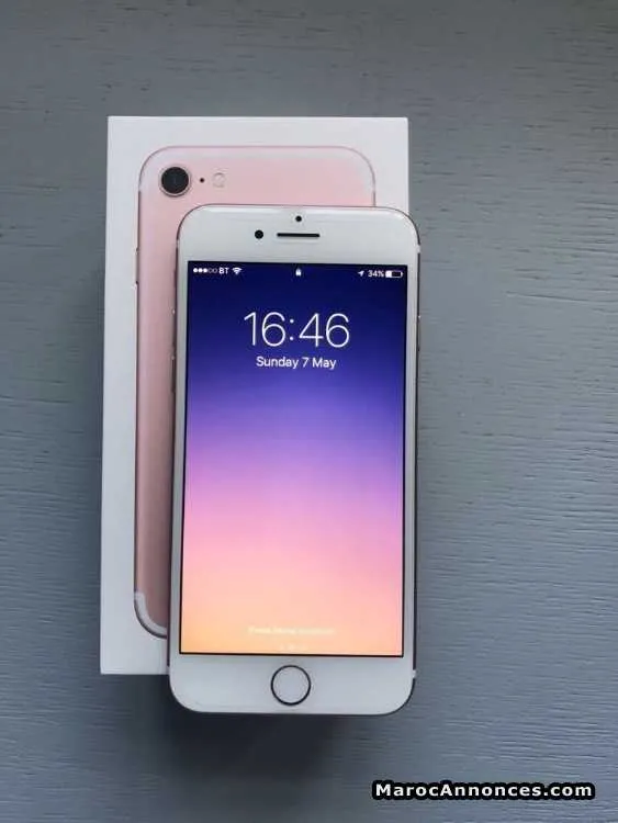 Iphone 7 rose gold 128gb - الدار البيضاء