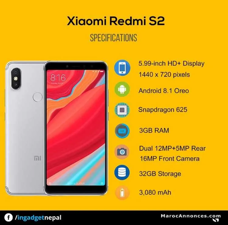 Xiaomi redmi s2 - المحمدية (3)