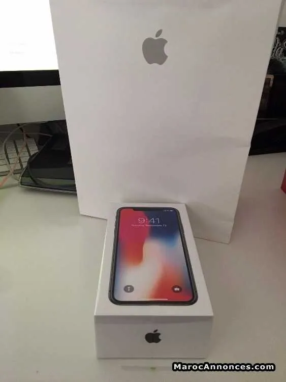 Apple iphone x 256gb - pack space unlocked gris - الرباط