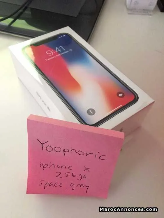 Apple iphone x 256gb - pack space unlocked gris - الرباط (2)