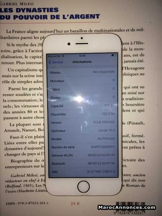Iphone 6s 128gb - القنيطرة