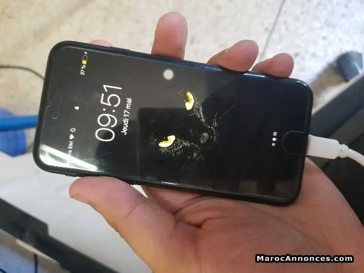 Iphone7 128go noir mat - الدار البيضاء