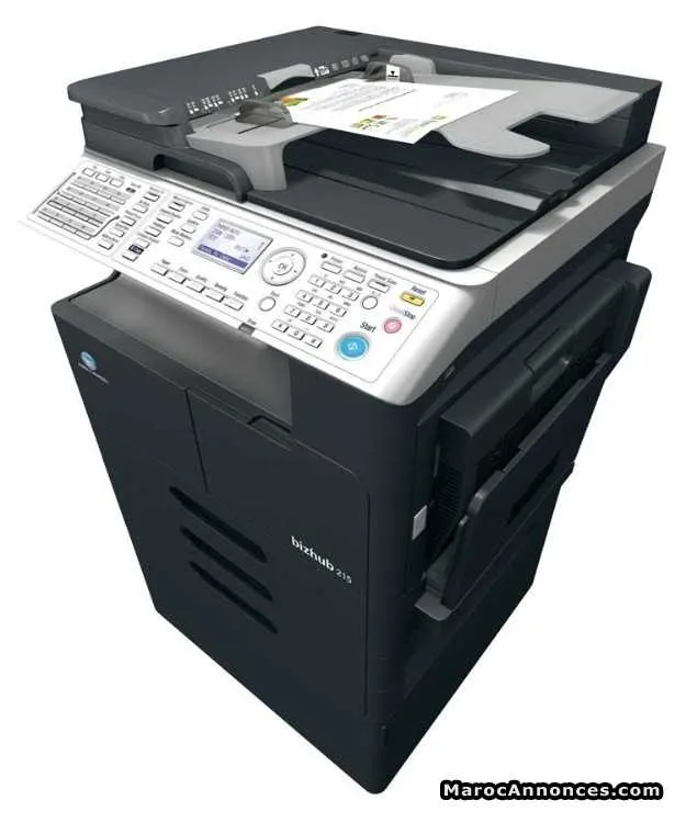 Photocopieuse n&b konica minolta bizhub 215 - الرباط