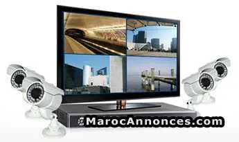 Pack installation caméra de surveillance hikvision - الدار البيضاء