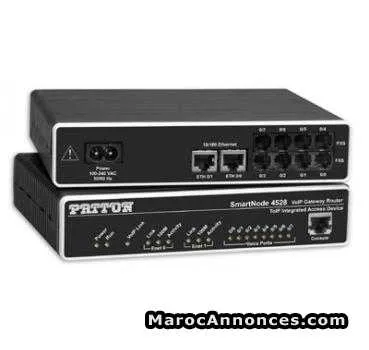 Patton smartnode sn4528 voip  4xfxs4xfxo - الدار البيضاء