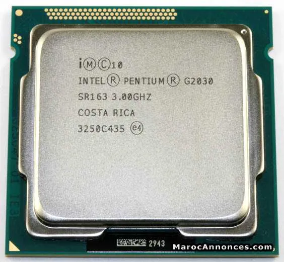 Processor  intel pentium g2030 dual core 3eme ger - الرباط