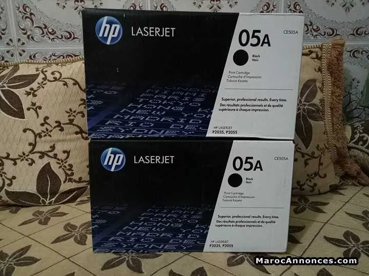 2 laserjet cartouches hp 05a - مراكش