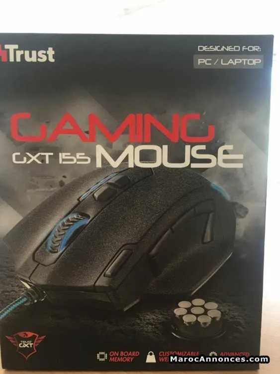 Souris pro gamer gxt 155 neuve prix cassé - الرباط