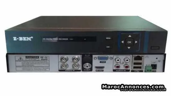 dvr  z-ben 1080  ahd 4 ch       serveur   xmeye - الدار البيضاء