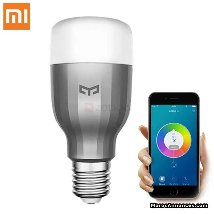 Xiaomi yeelight bulb (color) led e27 9w - الدار البيضاء