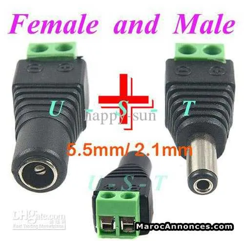 connecteur d'alimentation jack dc - الدار البيضاء