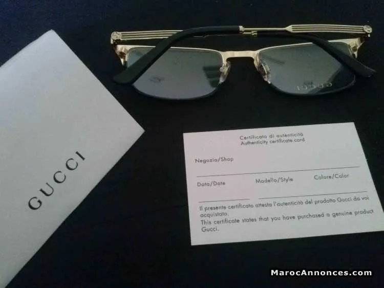 Lunettes gucci authentiques - الدار البيضاء (2)