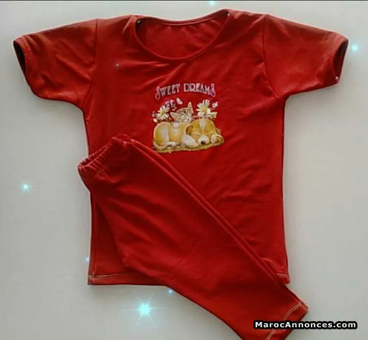 T-shirt et short pour filles - فاس (3)