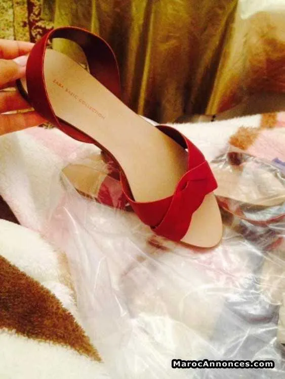 Sandales zara basic - الدار البيضاء (3)