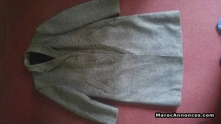 Manteau pure laine peignée - الدار البيضاء