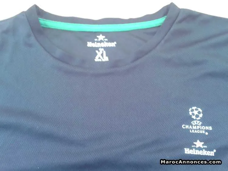 Casquette et t-shirt champions league heineken - الرباط (3)