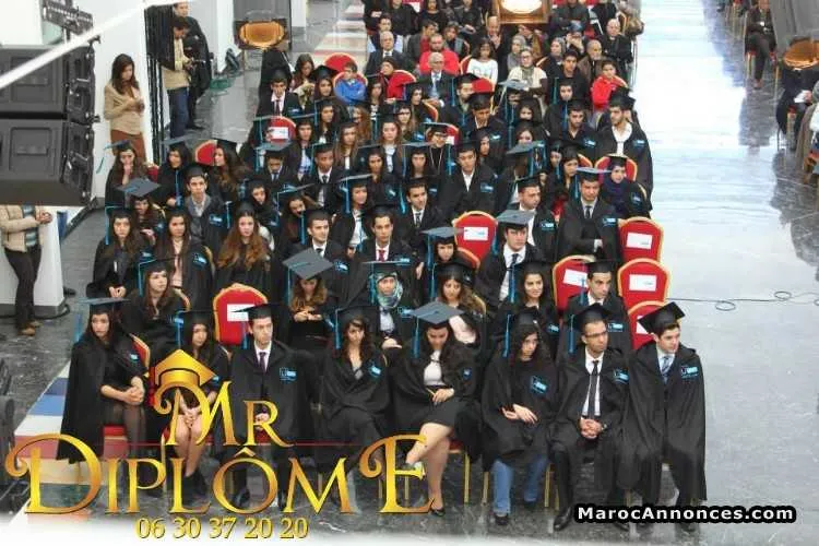 Toque & toges de remise de diplôme - الرباط (2)