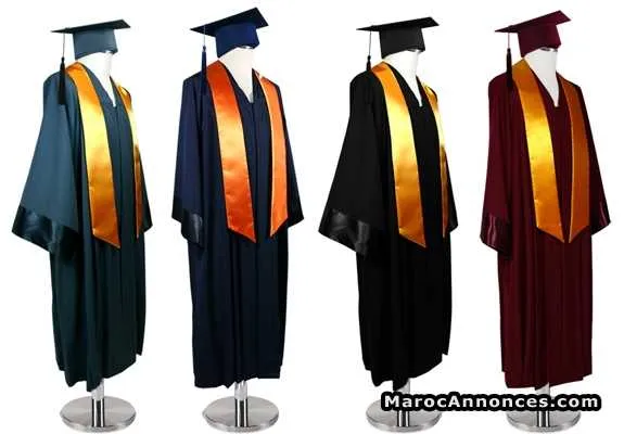 Toque & toges de remise de diplôme - الرباط (3)