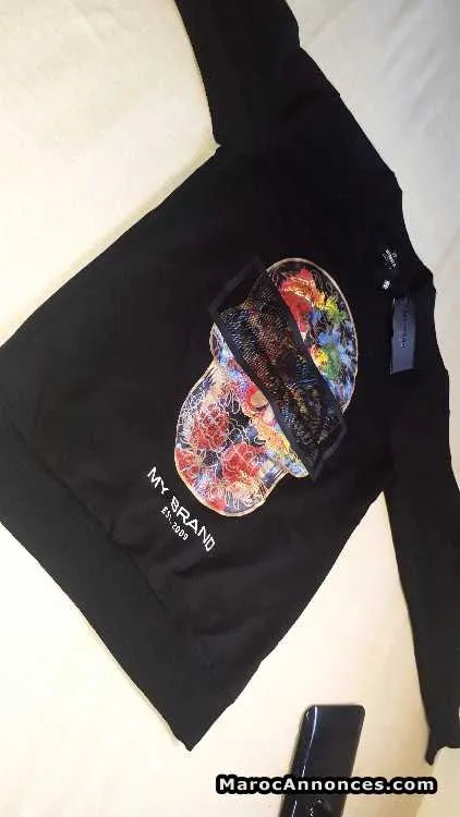 Pull sweat tricot my brand - الرباط