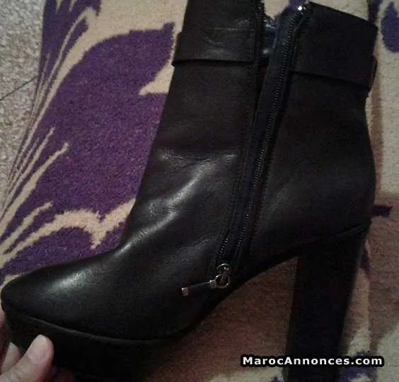 Bouttines cuir - سطات
