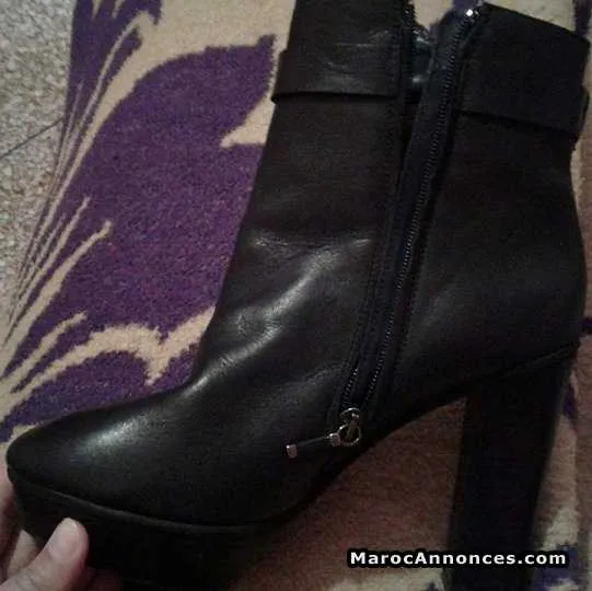 Bouttines cuir - سطات (3)