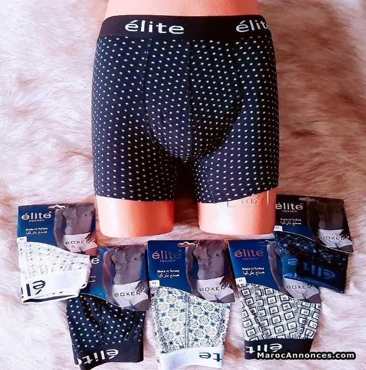 Pack 5 boxers + 5 chaussettes - الدار البيضاء