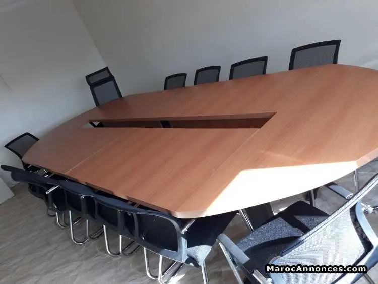 Table de réunion en promo - الدار البيضاء (3)