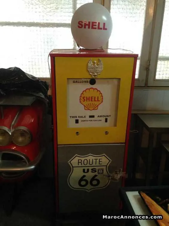 Gaz station shell décorative - الدار البيضاء