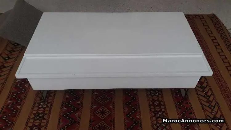 Table basse laquée blanc ascenseur - الدار البيضاء