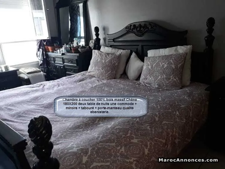 Salon marocain & chambre à coucher à vendre - الرباط (2)