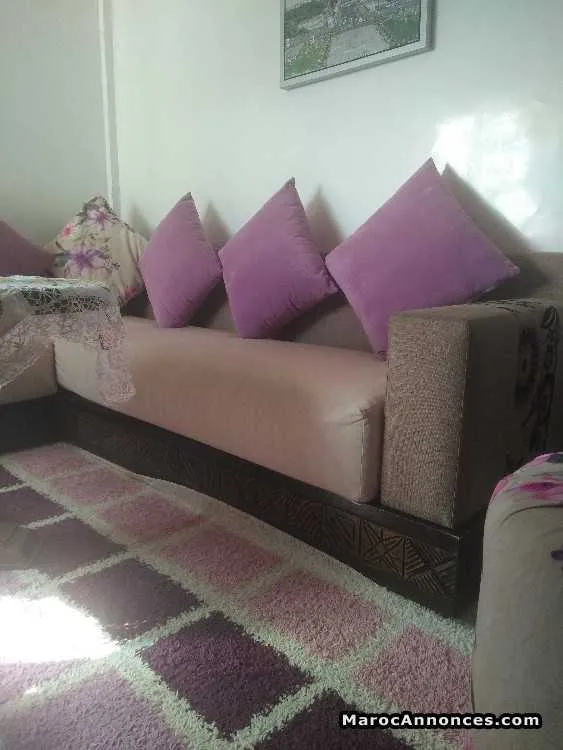 Canapé, fauteuil, séjour ,table, 2 tapis - الدار البيضاء (2)