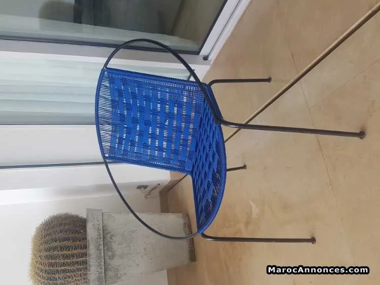 Chaise bleu design - الدار البيضاء